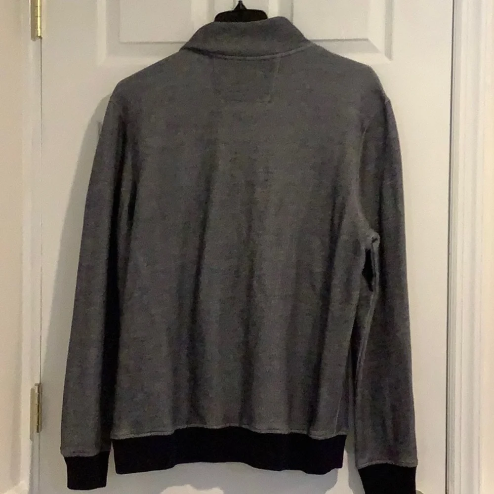 NWOT BANANA REPUBLIC Men’s 1/4 Zip Navy Blue Basic Pullover Golf Preppy Shirt XL